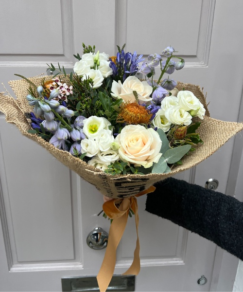 Add Ecowrap to your bouquet — hand-tied bouquet by Bristol Floral Design, same-day flower delivery in Bristol