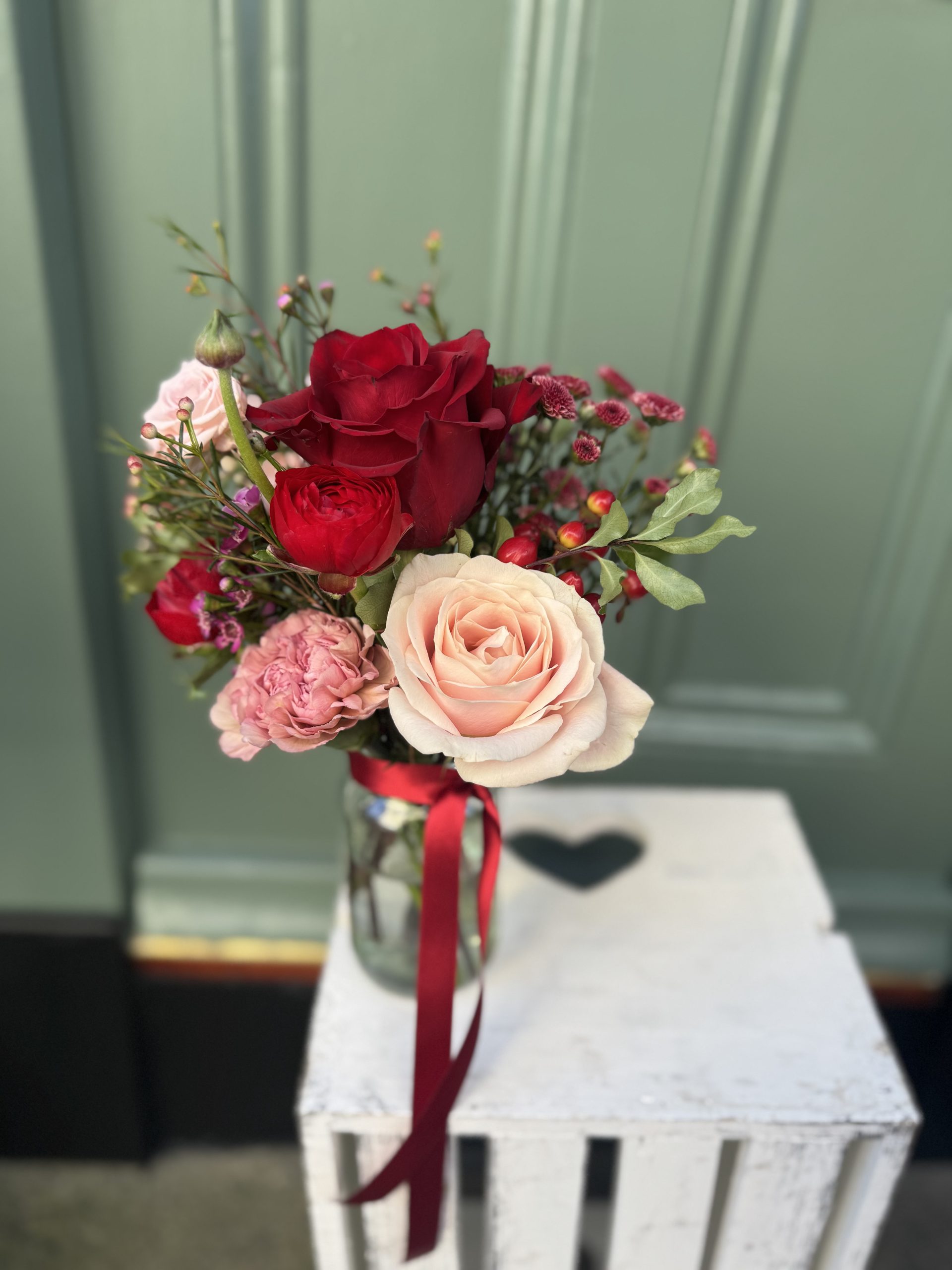 The Jar jam-jar posy