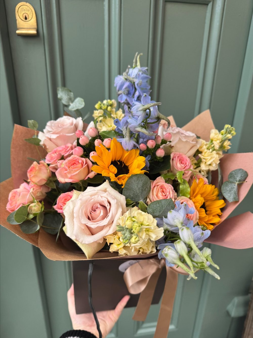 The Summer Supreme — hand-tied bouquet by Bristol Floral Design, same-day flower delivery in Bristol