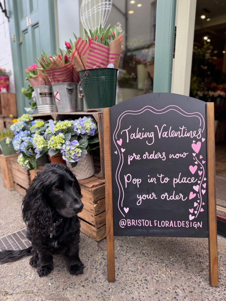 Valentine's Day Flowers Bristol - Instagram @Bristol Floral Design