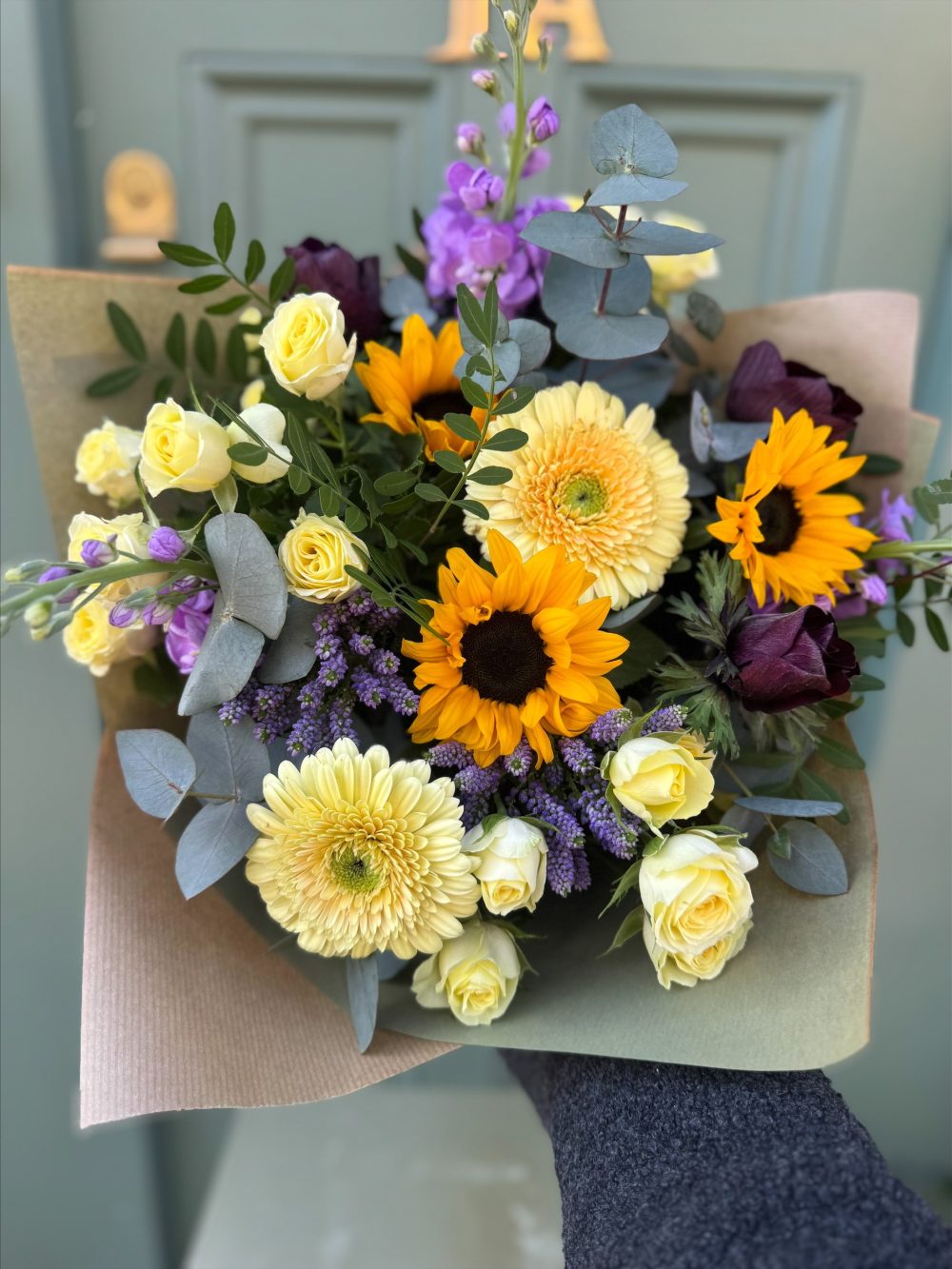 The Sunshine — hand-tied bouquet by Bristol Floral Design, same-day flower delivery in Bristol