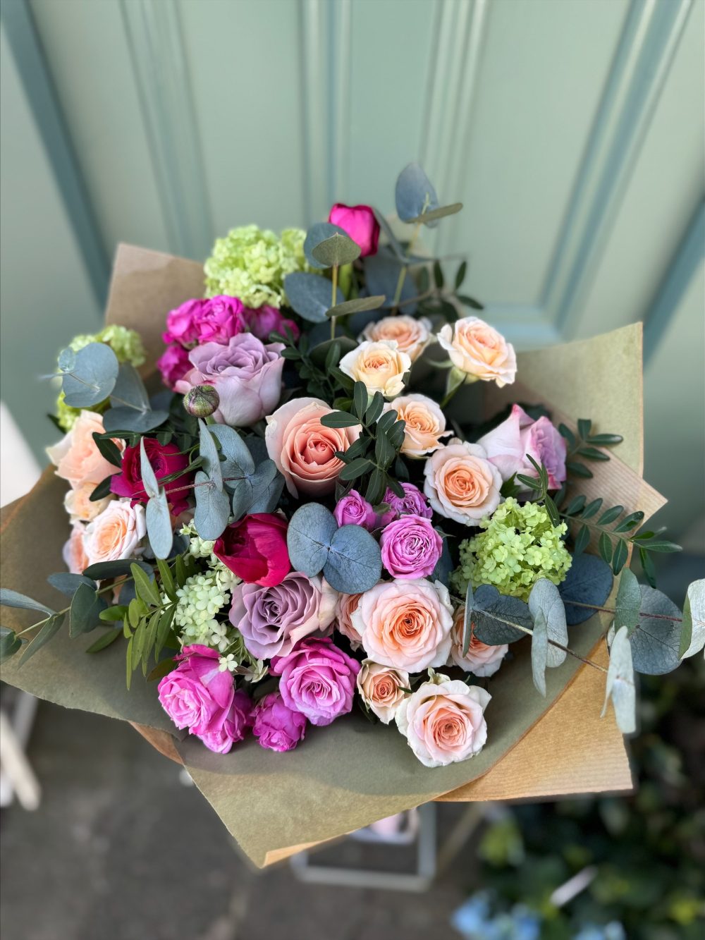 The Rosie — hand-tied bouquet by Bristol Floral Design, same-day flower delivery in Bristol
