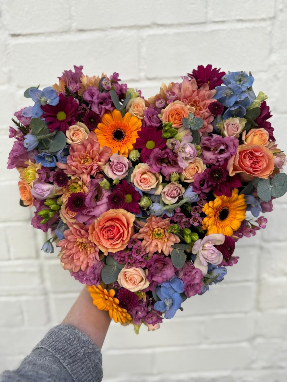 Heart Tribute — funeral & sympathy tribute by Bristol Floral Design, hand-delivered across Bristol