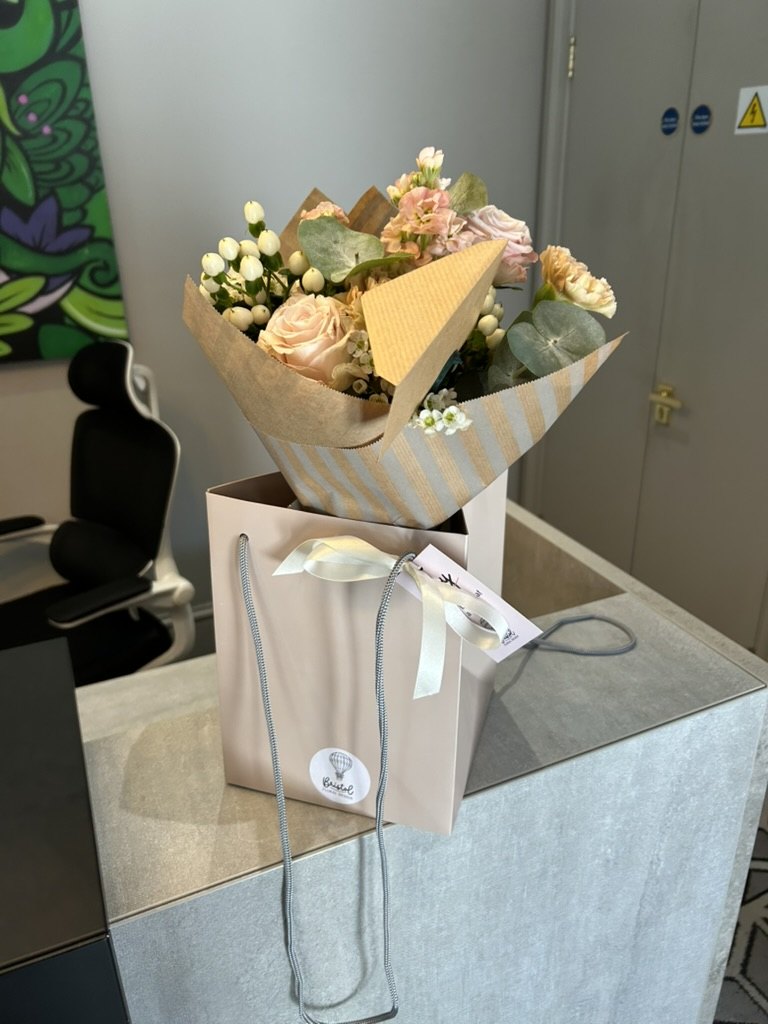 Office and workplace flowers delivered in Clifton, Bristol