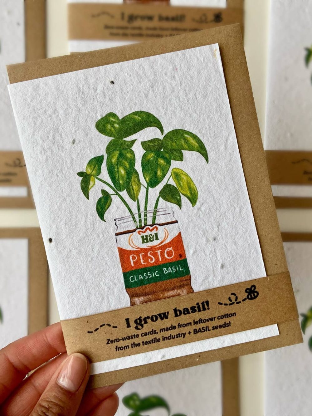 Pesto Basil Seed Card