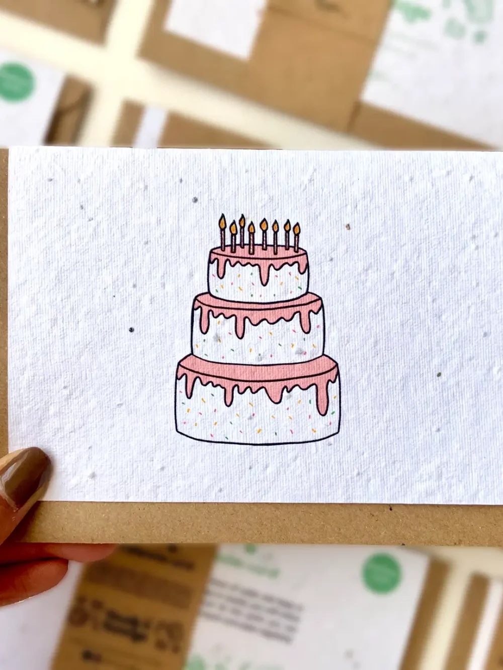 Birthday Cake Seed Card