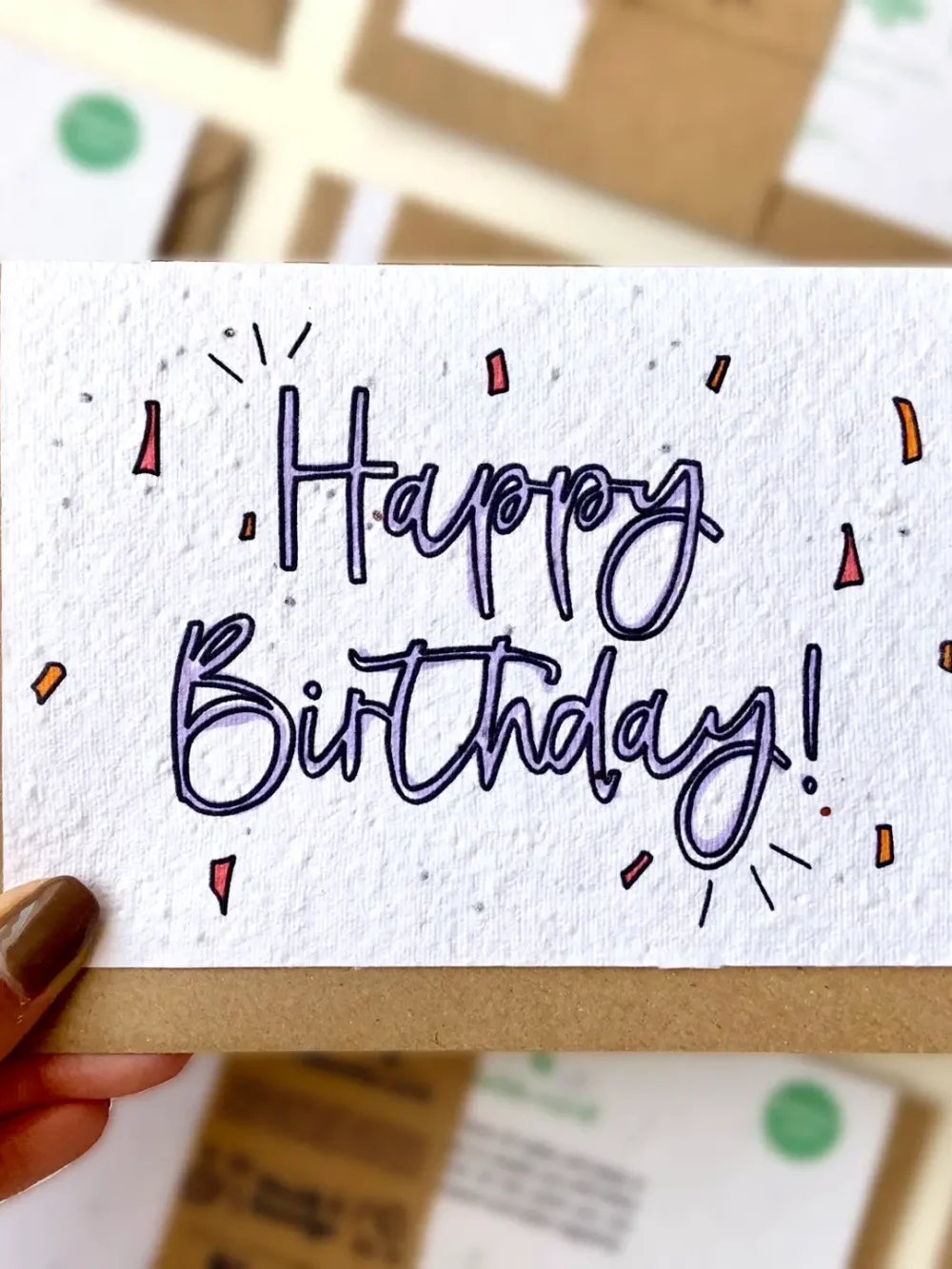 Happy Birthday Seed Card